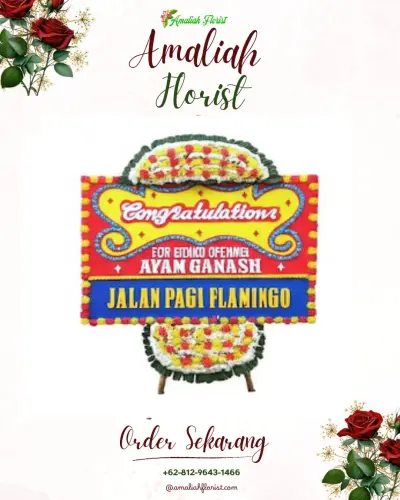 Bunga Papan Congratulation di Jemur Wonosari
